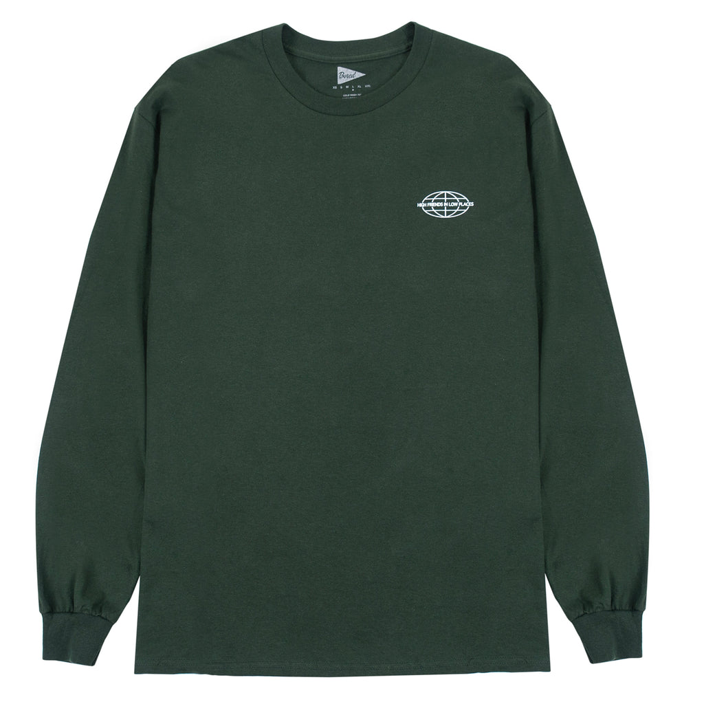 Bored of Southsea High Friends L/S T Shirt - Forest Green