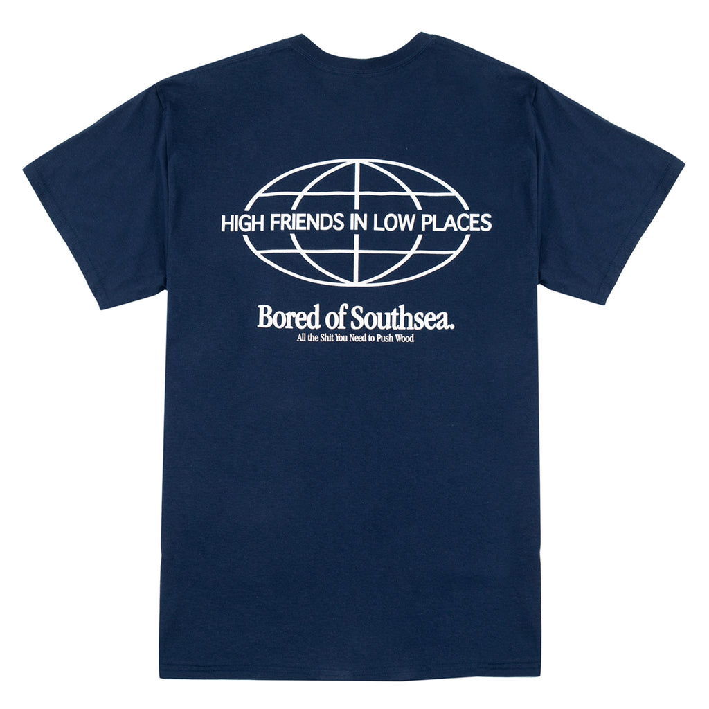 Bored of Southsea High Friends T Shirt - Navy