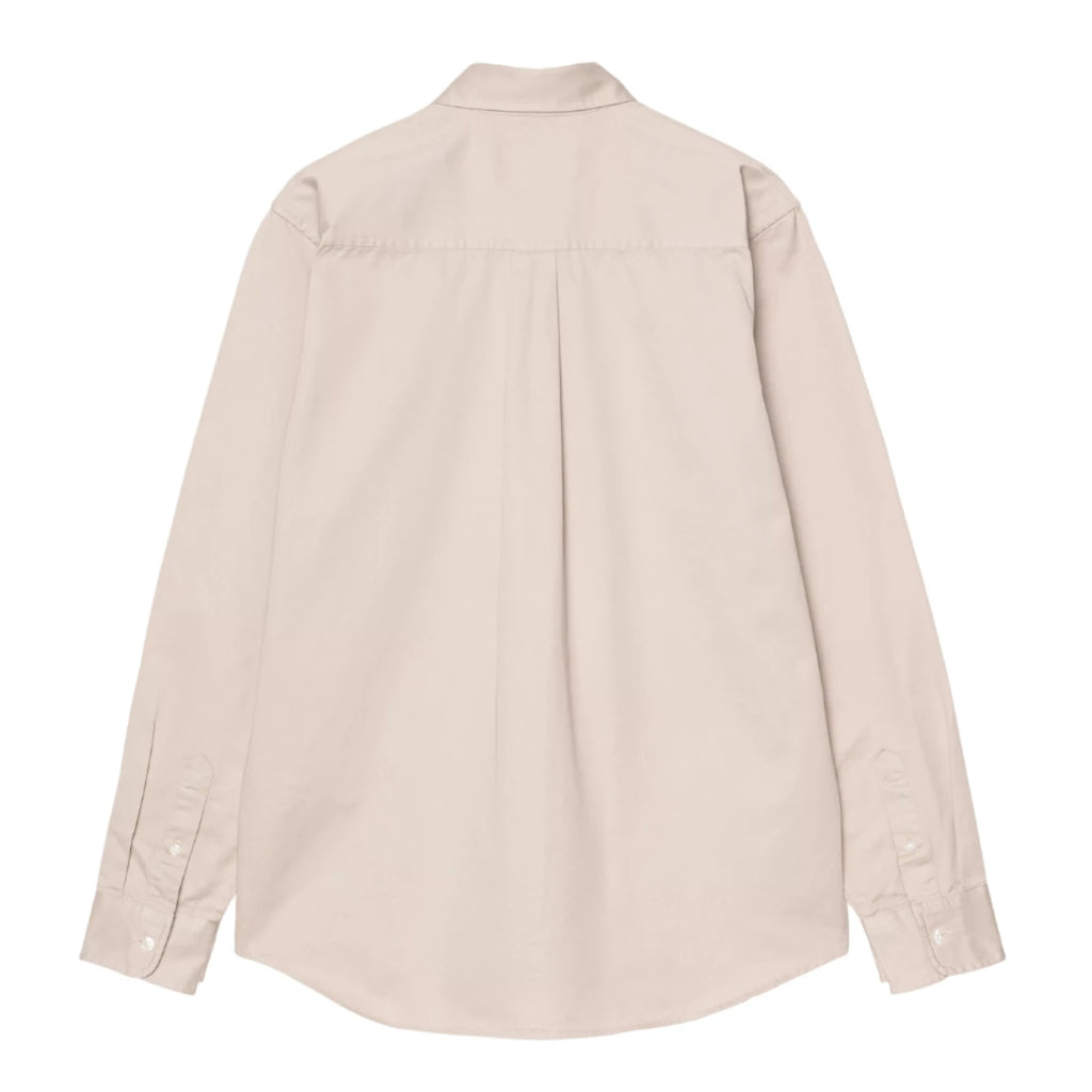 Carhartt WIP L/S Madison Shirt - Fleur De Sel / Wax - back