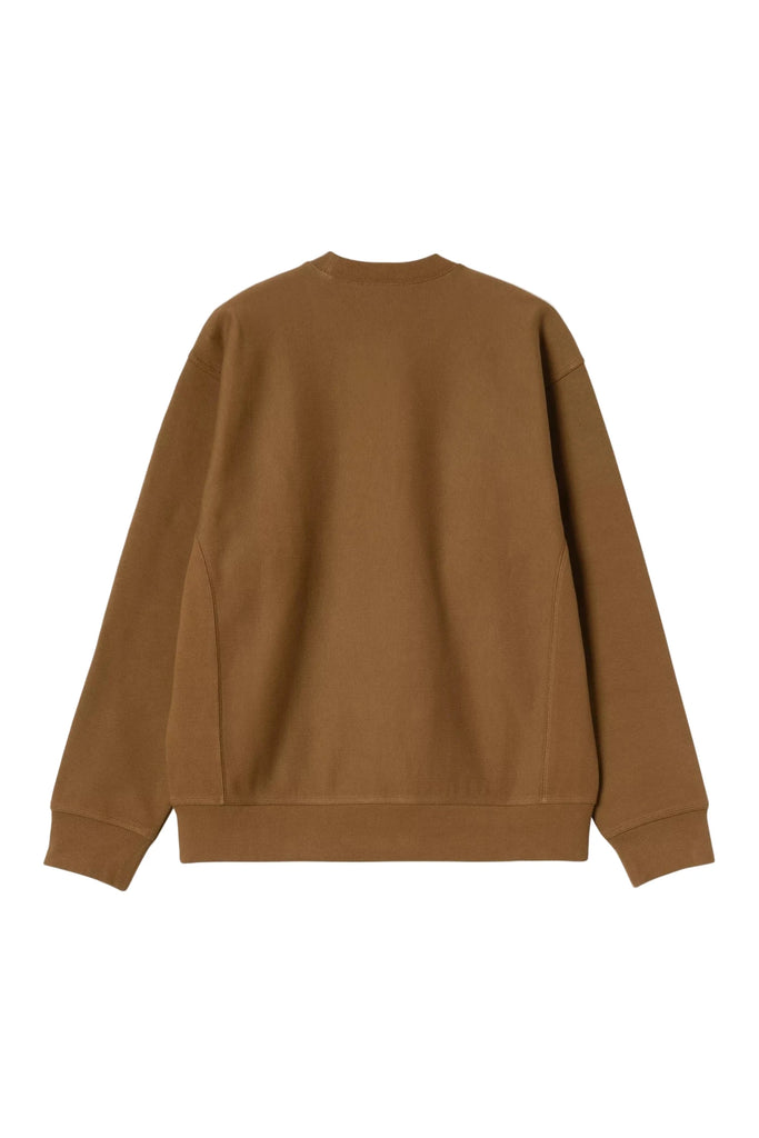 Carhartt WIP American Script Sweatshirt - Hamilton Brown - back