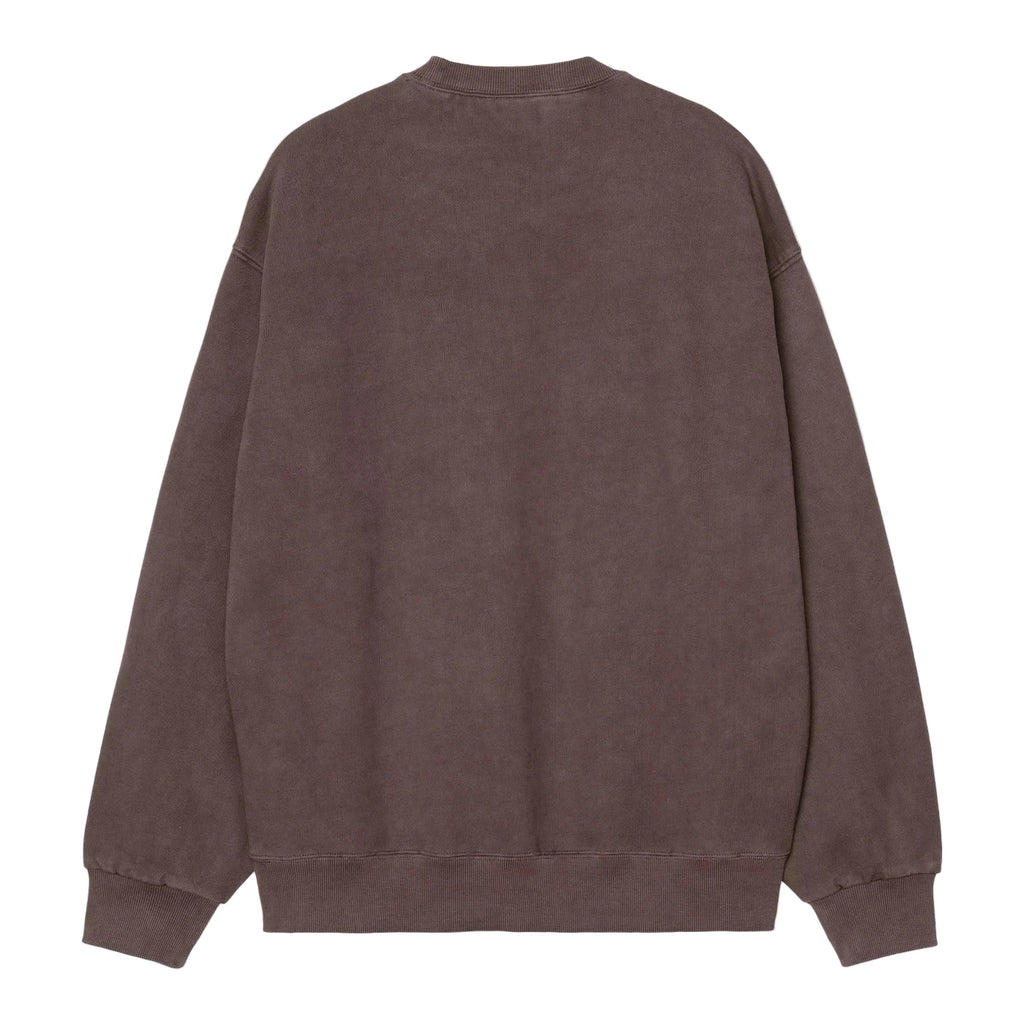 Carhartt WIP Vista Sweatshirt - Palisander garment dyed -back