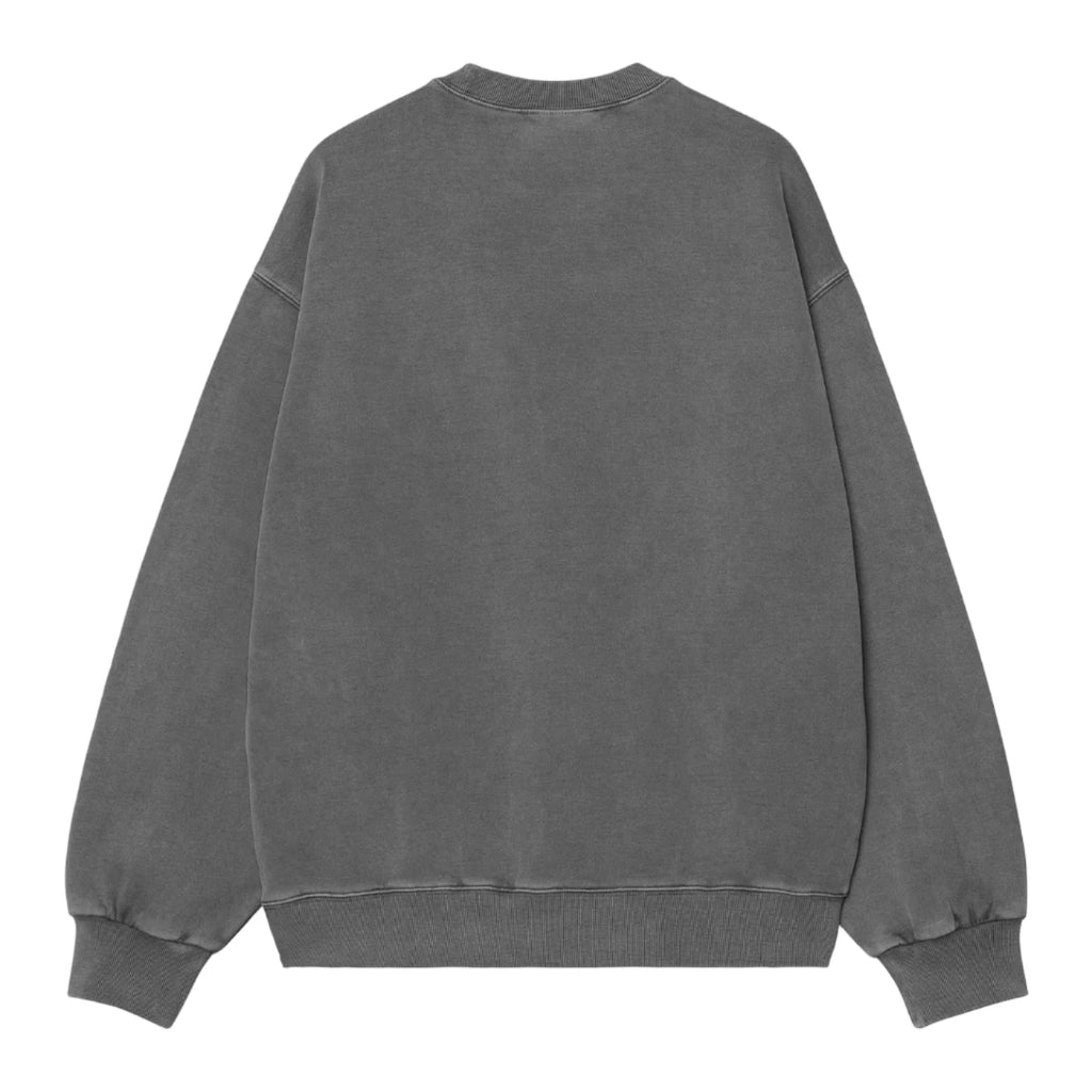 Carhartt WIP Vista Sweatshirt - Black garment dyed - back