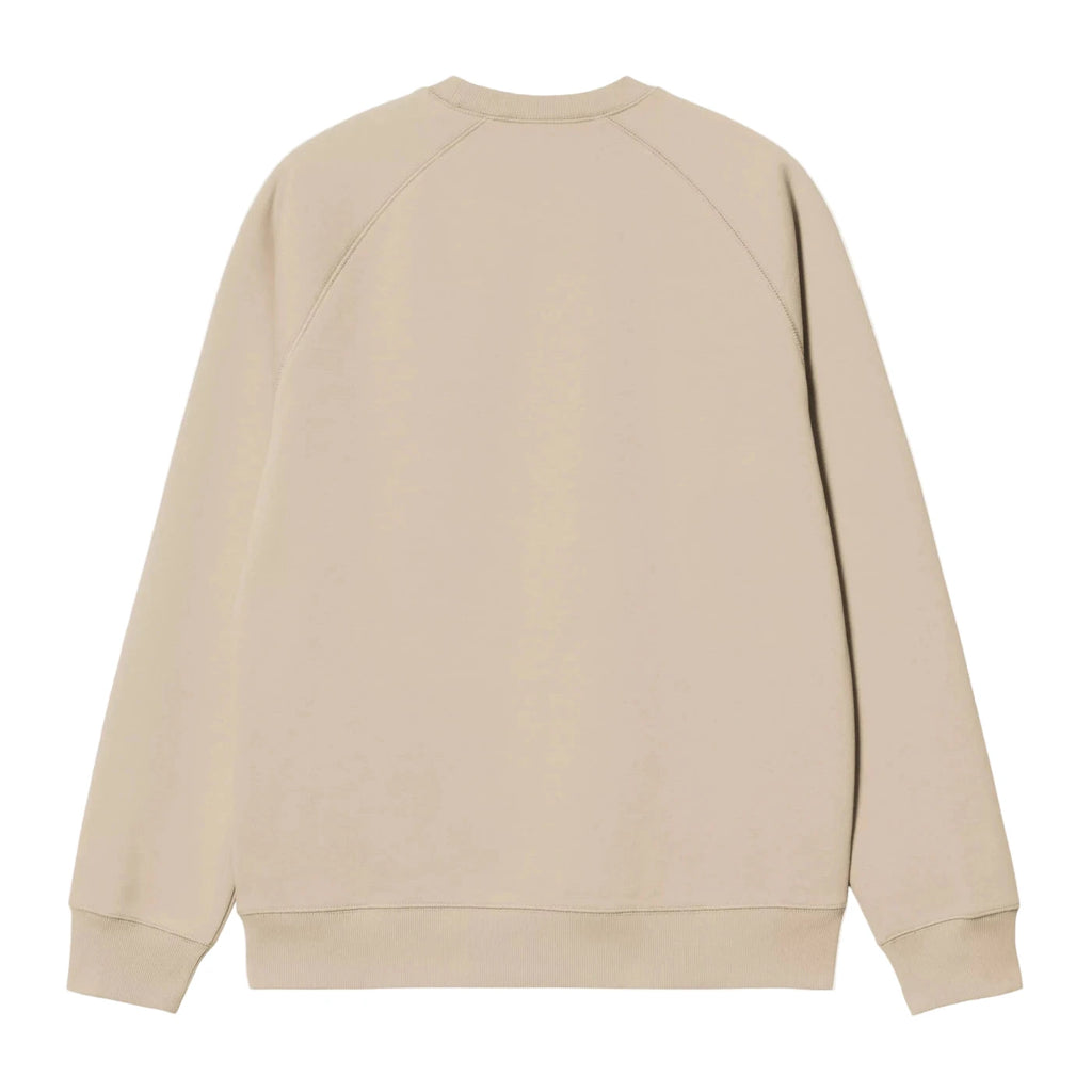 Carhartt WIP Chase Sweatshirt - Fleur De Sel / Gold - back
