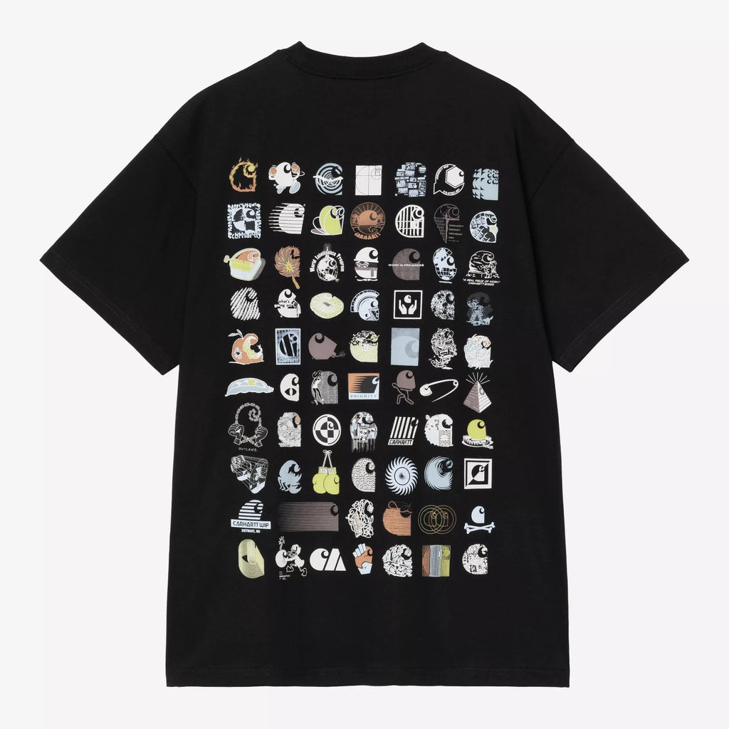 Carhartt WIP C Logo Archive T Shirt - Black - back