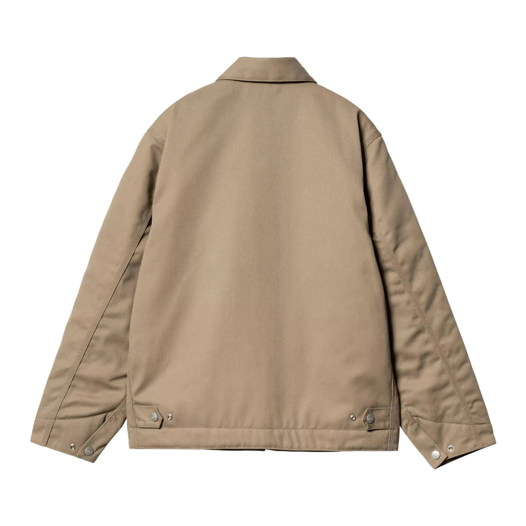 Carhartt WIP Module Script  Jacket - Leather / Black Rigid - back