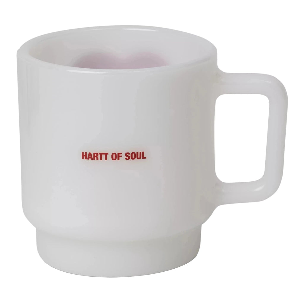Carhartt WIP Heart Glass Mug - White - back
