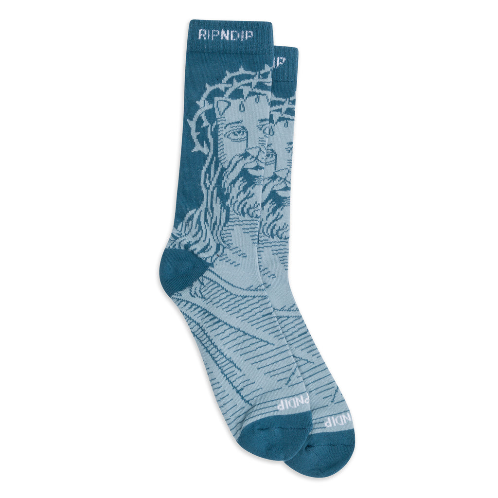 RIPNDIP Lord Savior Nerm Socks - Navy