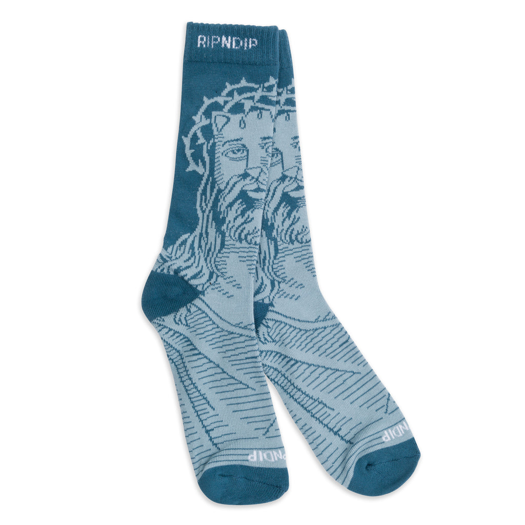 RIPNDIP Lord Savior Nerm Socks - Navy