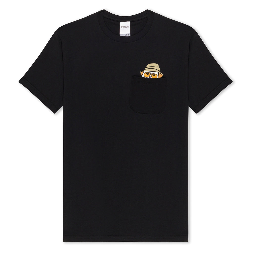 RIPNDIP Nermal S Thompson Pocket T Shirt - Black