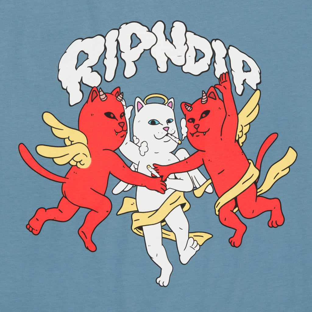 RIPNDIP Bad Influence T Shirt - Slate