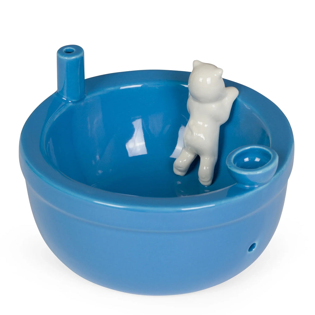 RIPNDIP Lord Nermal Ceramic Wake and Bake Ceral Bowl - Blue