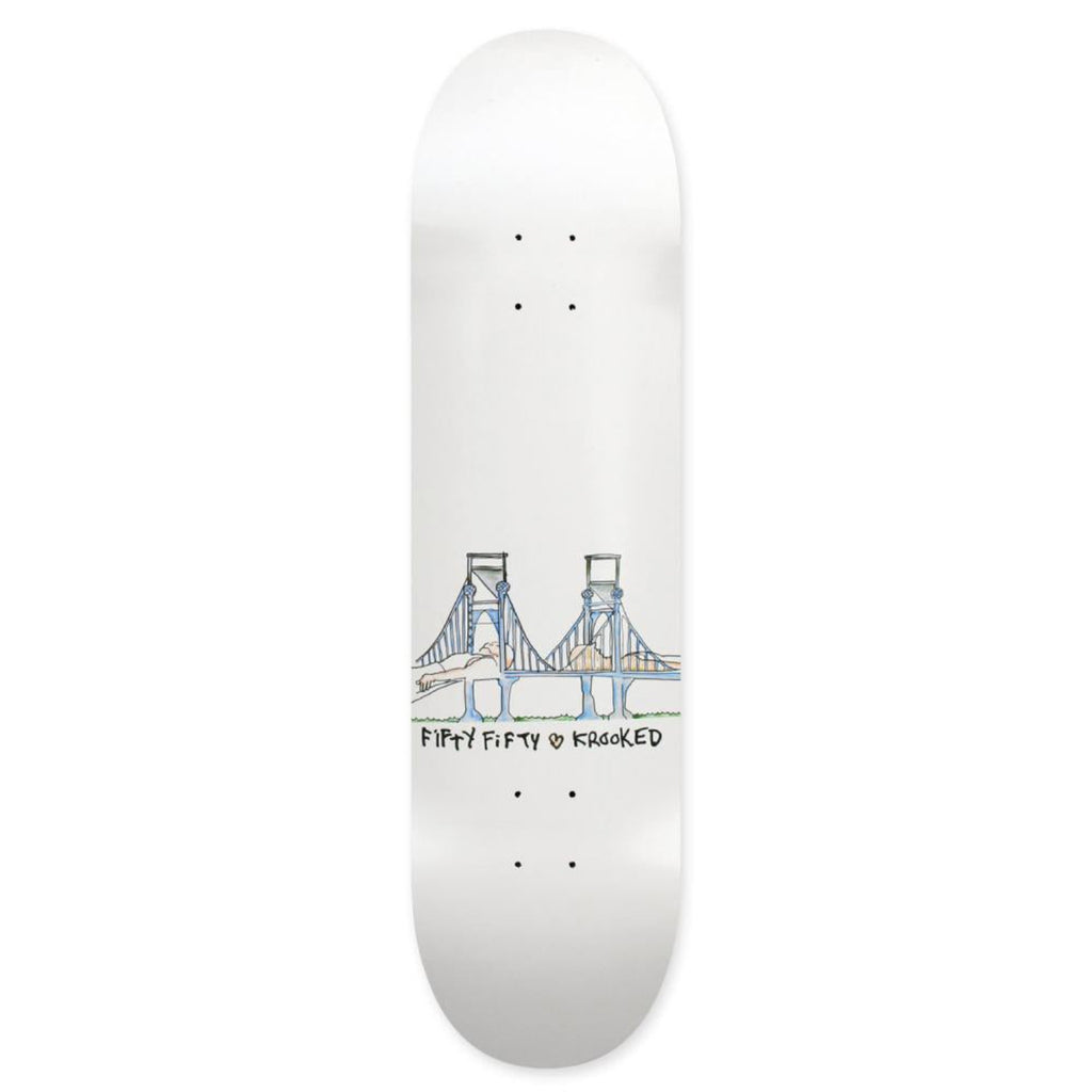 Krooked Skateboards Fifty Fifty Skateboard Deck - main