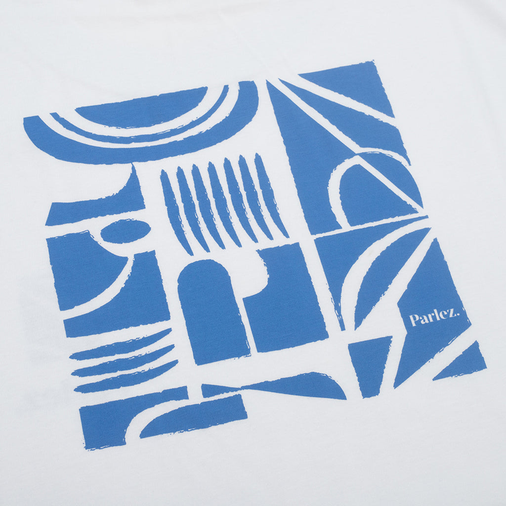 Parlez Link T Shirt - White - closeup2