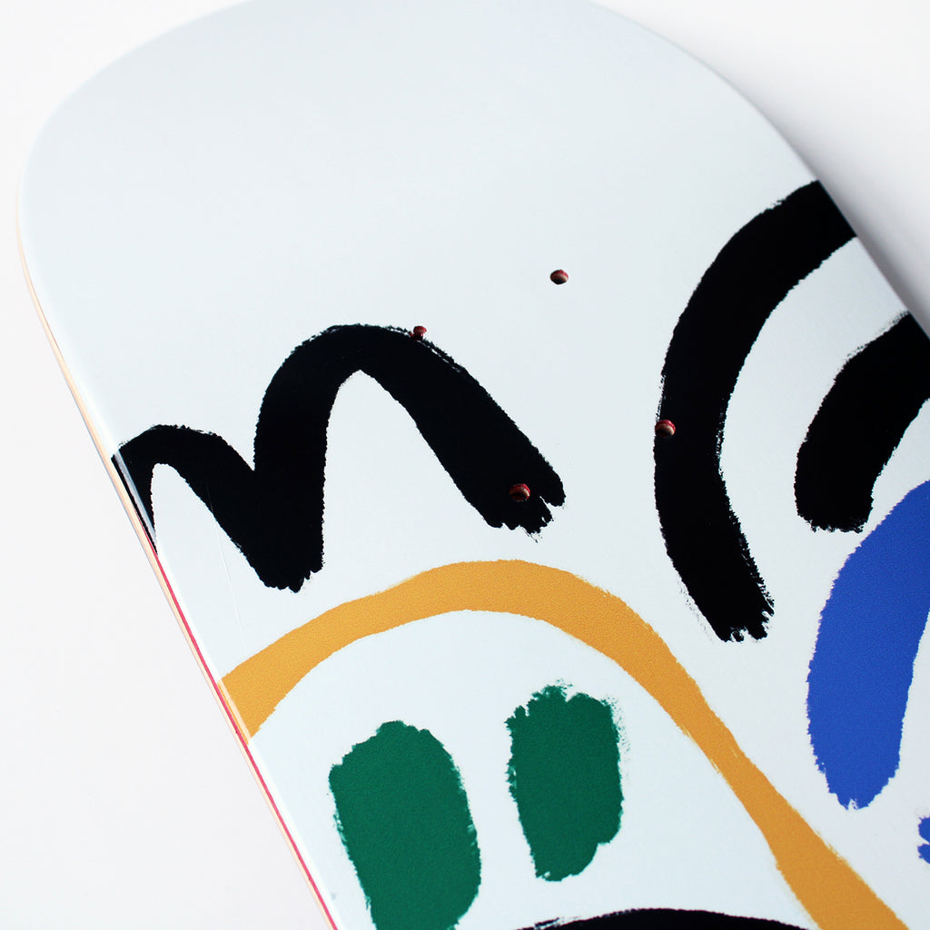 Skateboard Cafe Marcello Skateboard Deck  - White