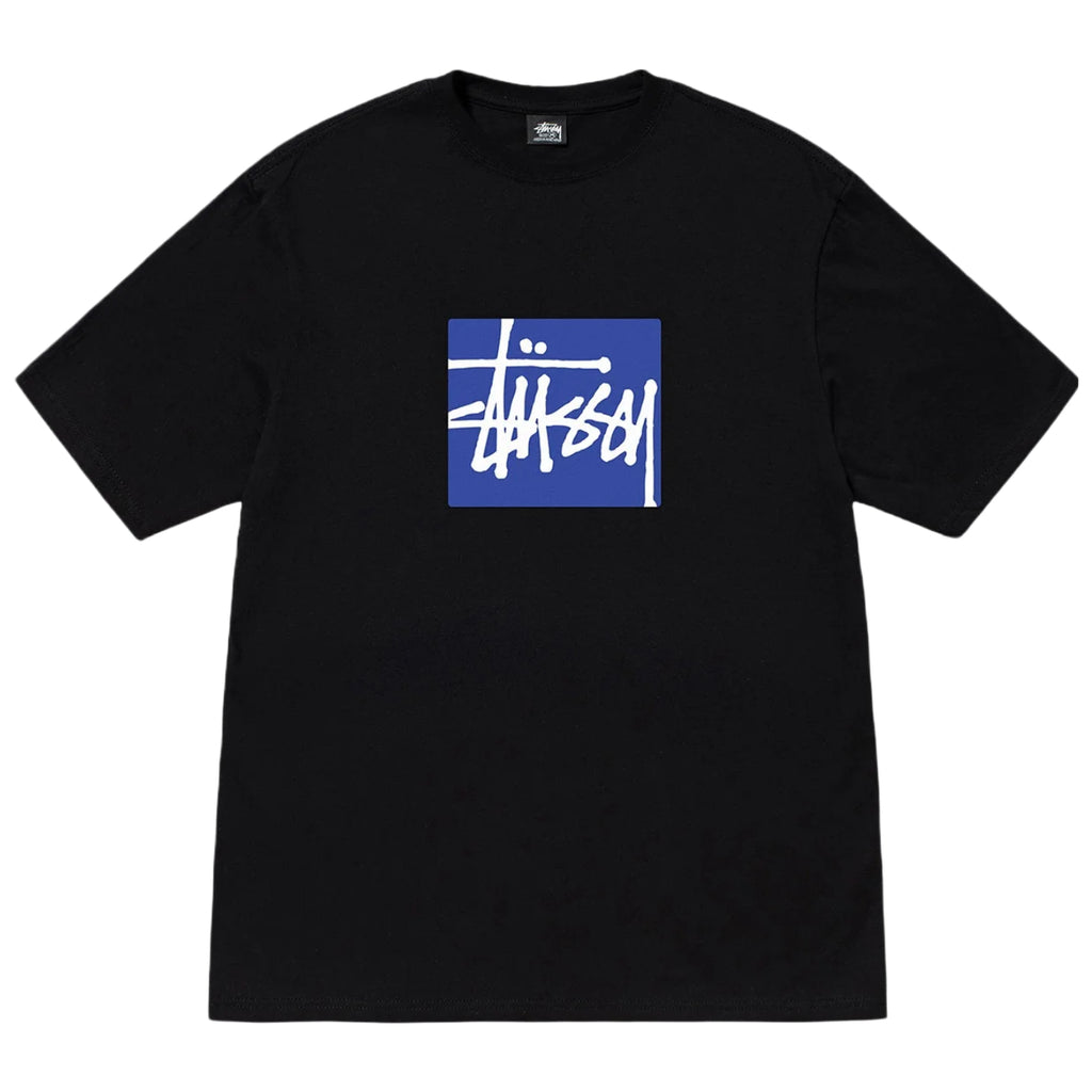 Stussy Stock Box T Shirt - Black