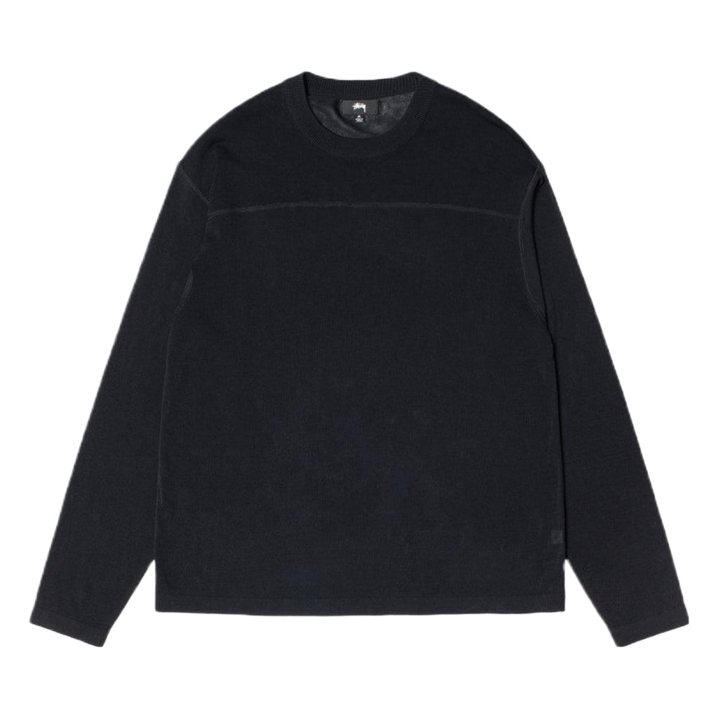 Stussy Football Sweater - Black
