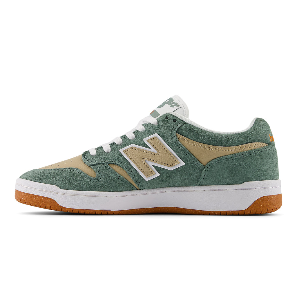 New Balance Numeric NM480 Shoes - Juniper / White - side