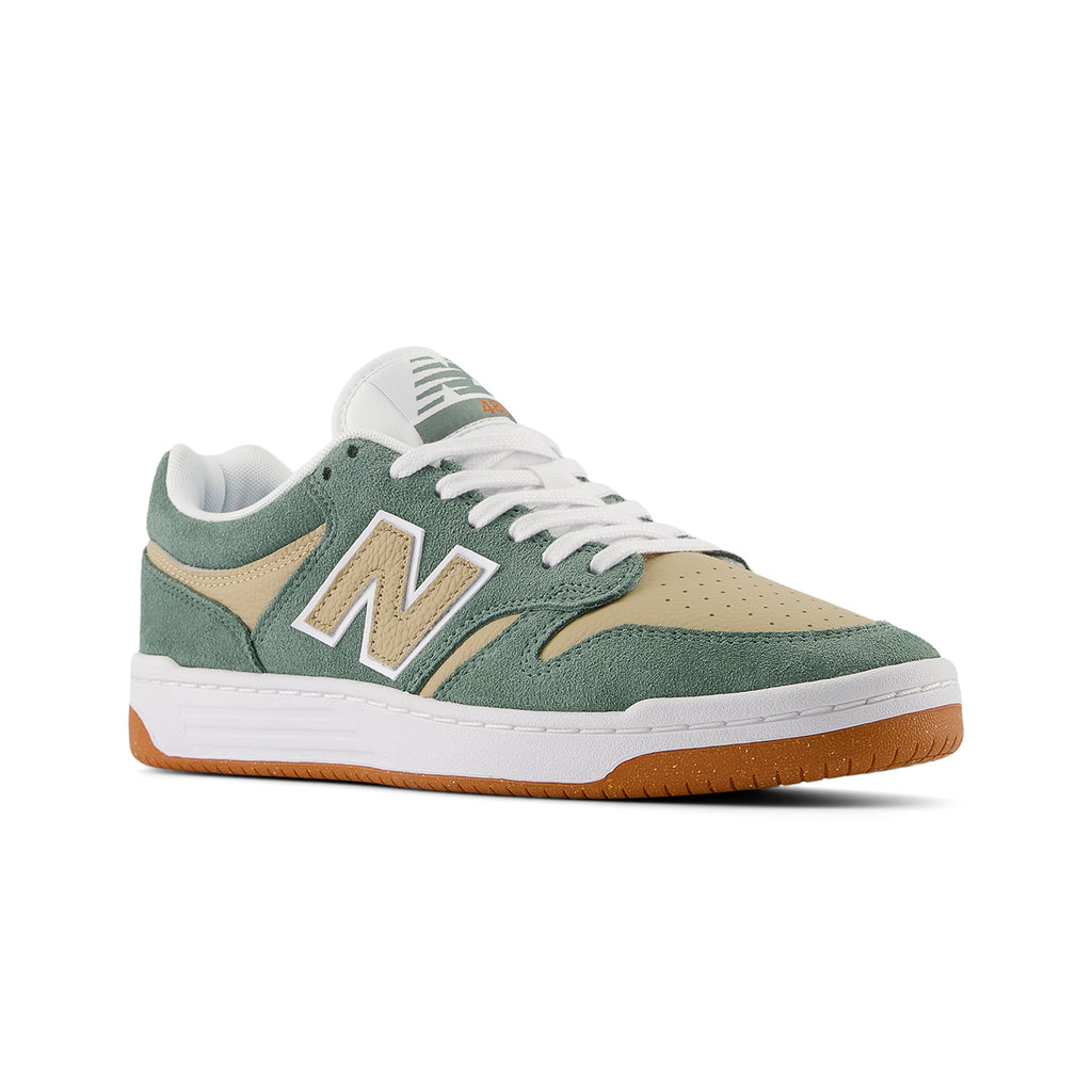 New Balance Numeric NM480 Shoes - Juniper / White - front