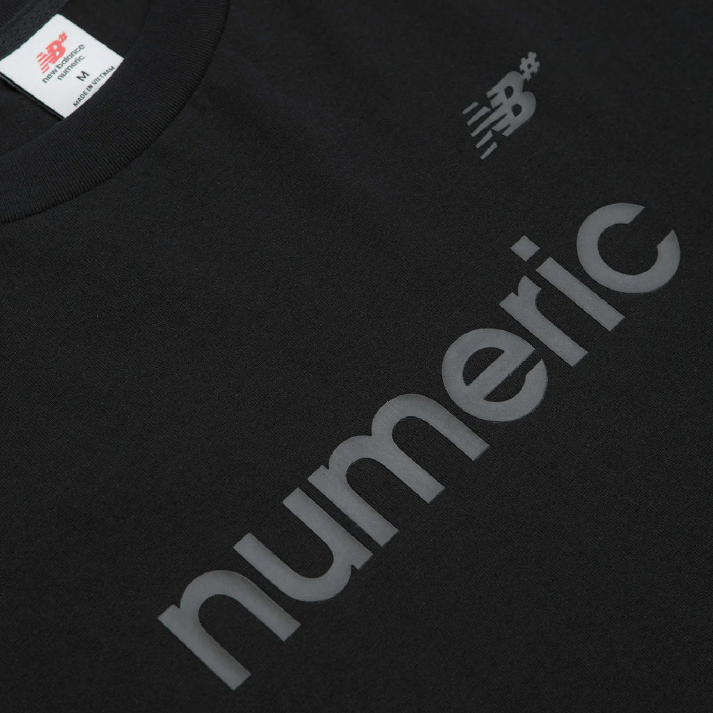 New Balance Numeric T Shirt - Black - closeup