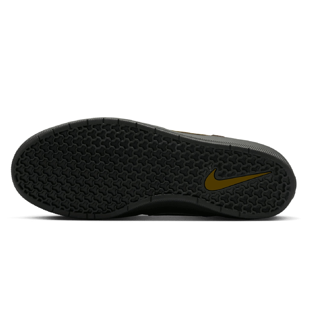 Nike SB Force 58 Shoes - Black / Olive Flak - Burgundy Crush - Off Noir - sole