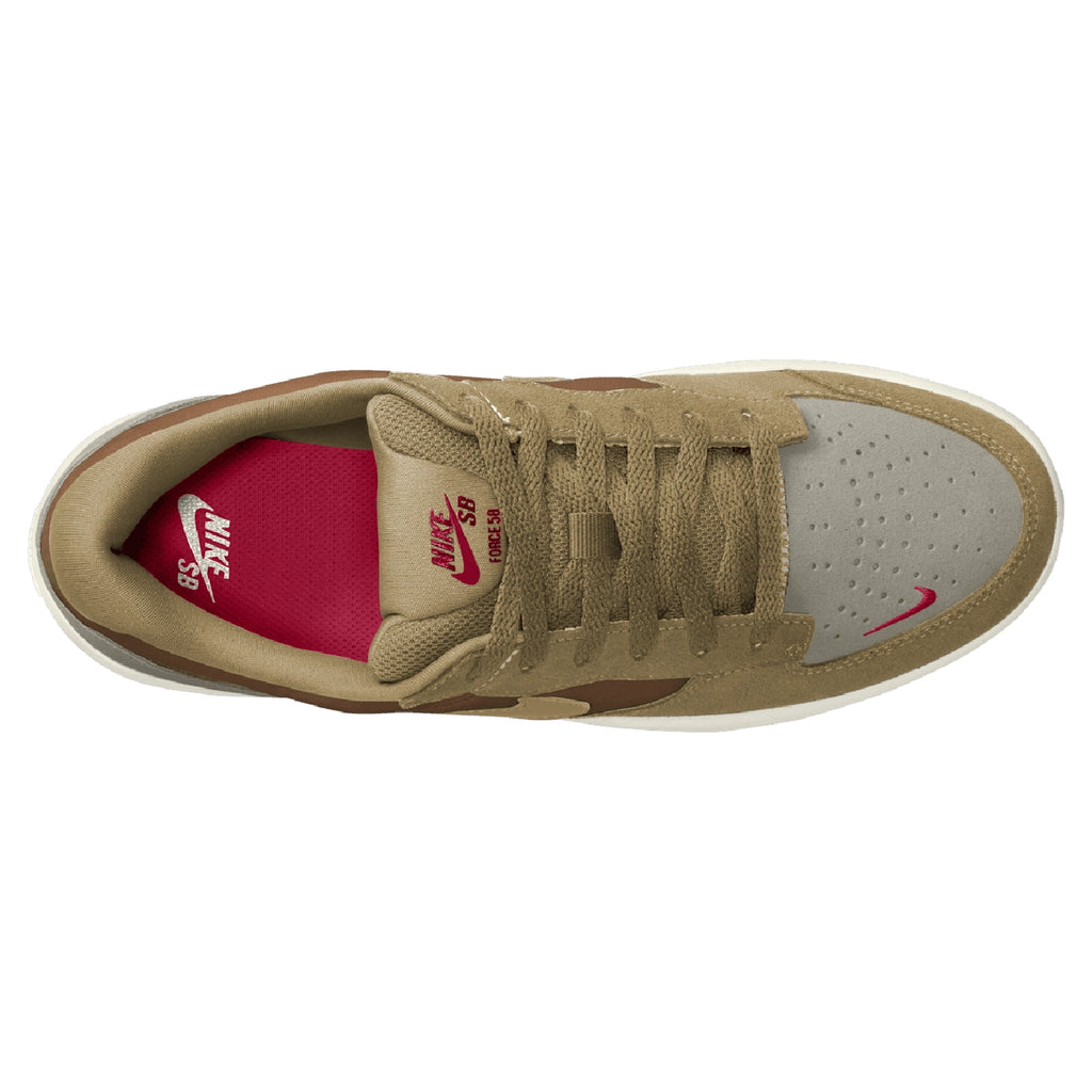 Nike SB Force 58 Shoes - Lt British Tan / Parachute Beige - top2