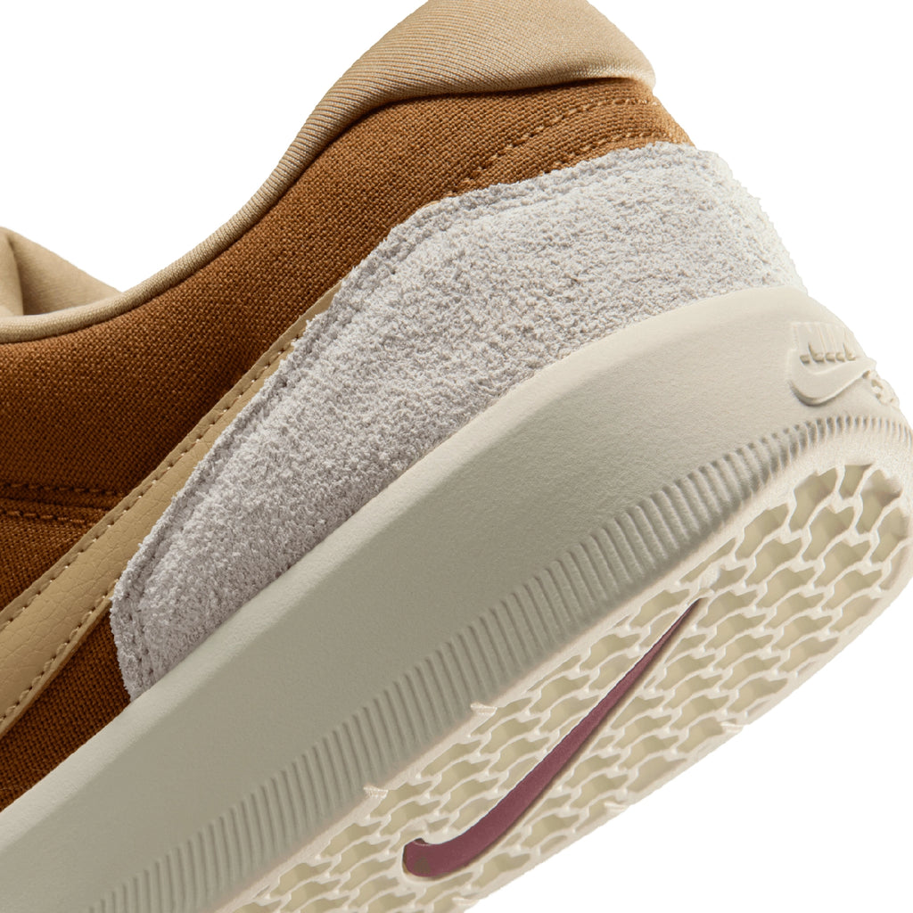 Nike SB Force 58 Shoes - Lt British Tan / Parachute Beige - heel