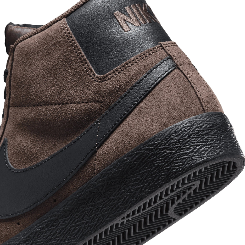 Nike SB Zoom Blazer Mid Shoe - Baroque Brown / Black - Baroque Brown - heel