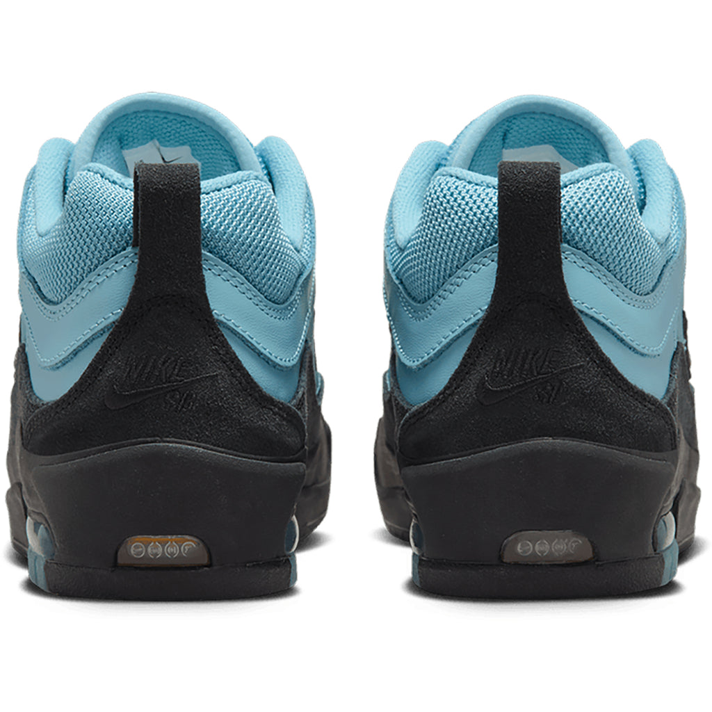 Nike SB Air Max Ishod Shoes - Denim Turq / Black - Denim Turq - Black - back