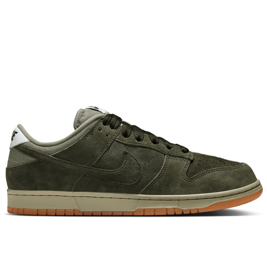 Nike SB Dunk Low Pro B Shoe - Sequoia / Sequoia - Light Army - White - main