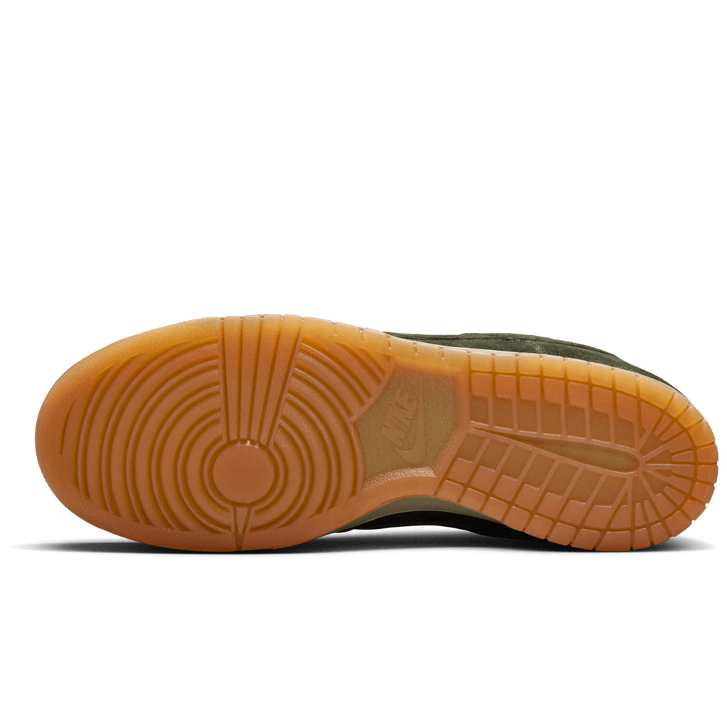 Nike SB Dunk Low Pro B Shoe - Sequoia / Sequoia - Light Army - White - sole