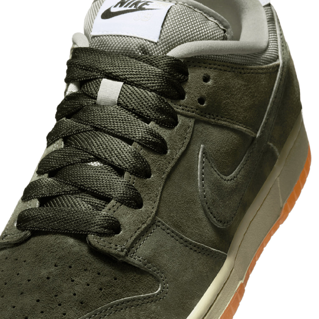 Nike SB Dunk Low Pro B Shoe - Sequoia / Sequoia - Light Army - White - front
