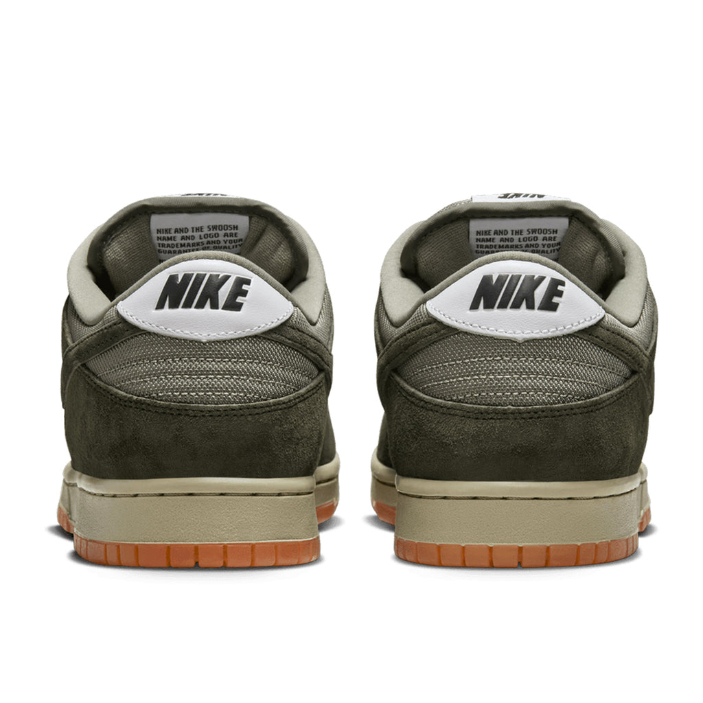 Nike SB Dunk Low Pro B Shoe - Sequoia / Sequoia - Light Army - White - back