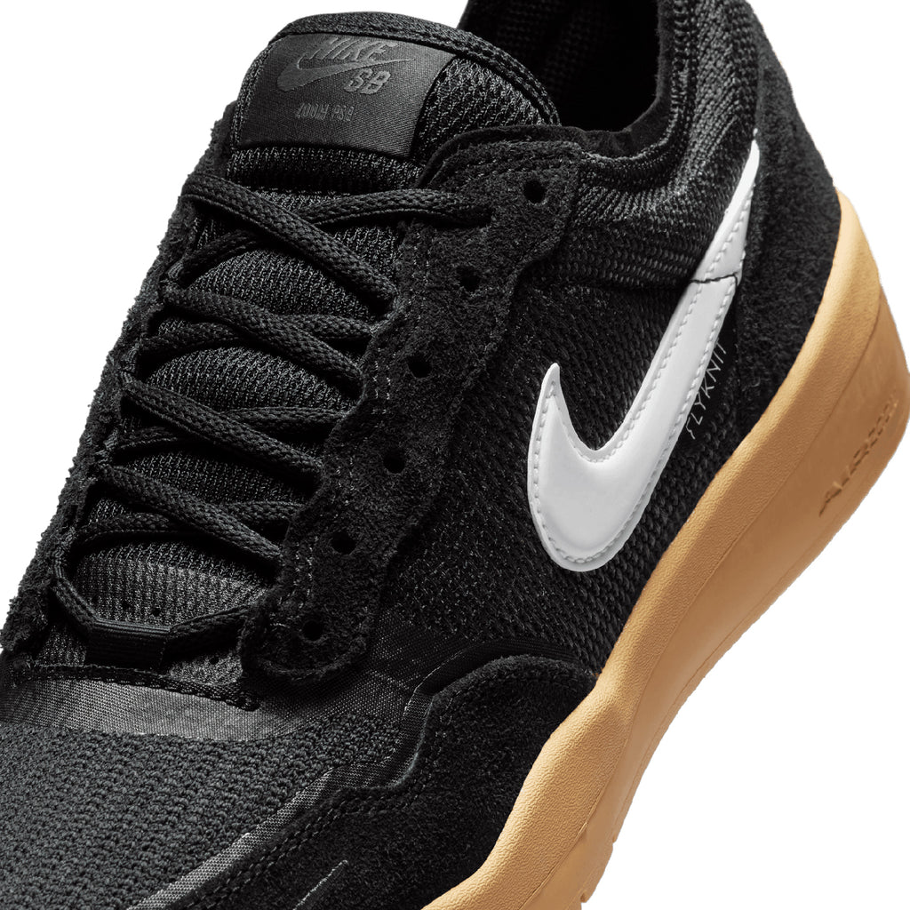 Nike SB PS8 Black / White - Anthracite - Gum Yellow - front