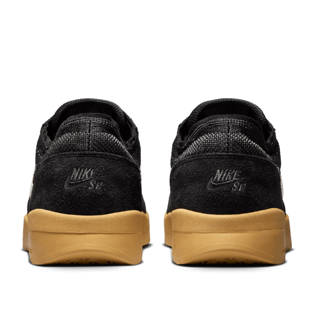 Nike SB PS8 Black / White - Anthracite - Gum Yellow - back
