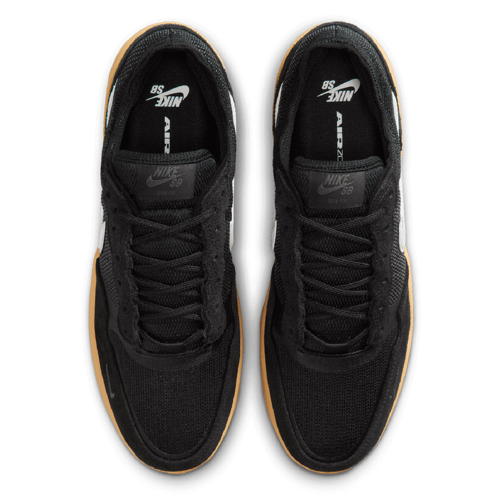 Nike SB PS8 Black / White - Anthracite - Gum Yellow - top
