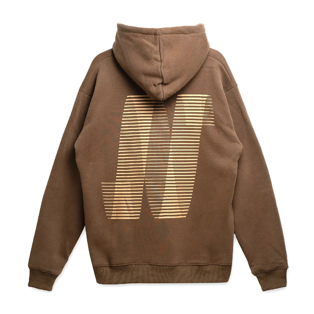 North Skate Mag N Logo Hoodie - Brown / Sand - back