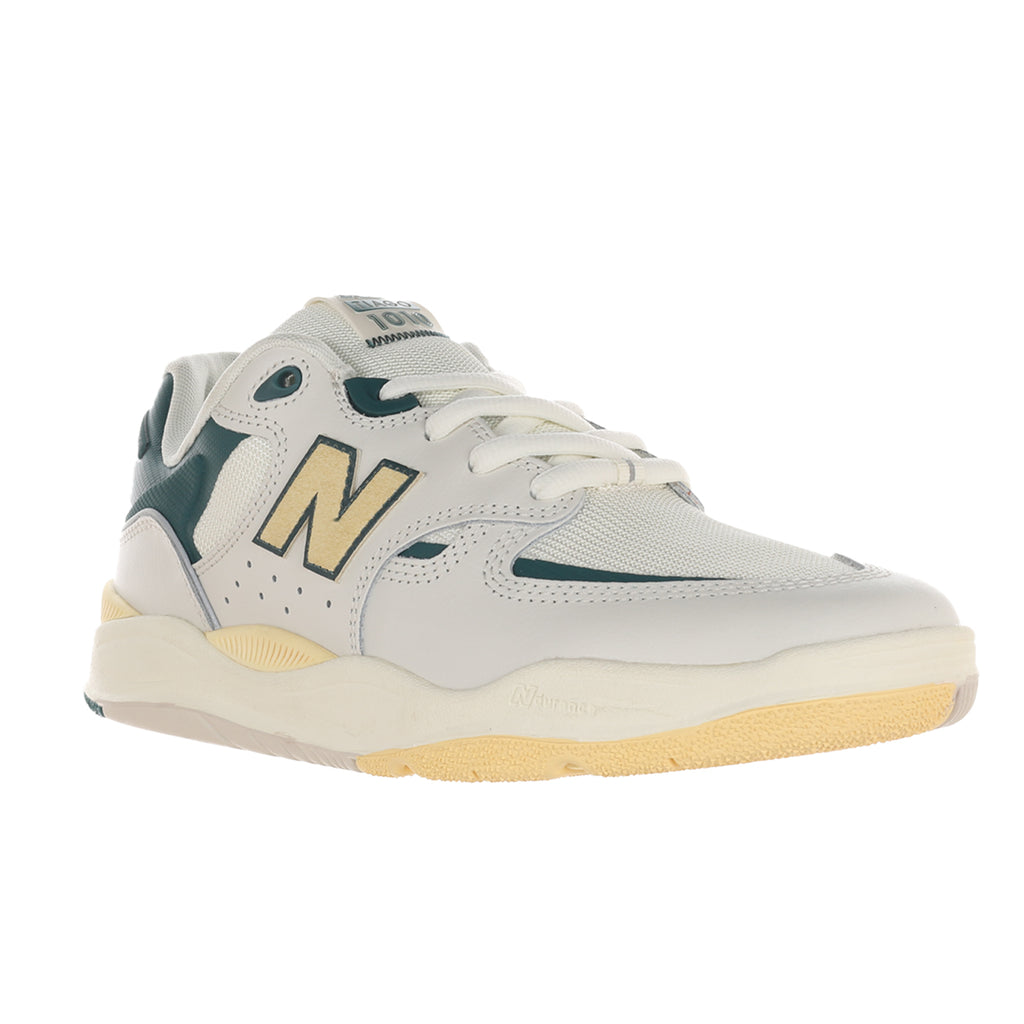 New Balance Numeric 1010 Tiago Shoes - White / New Spruce