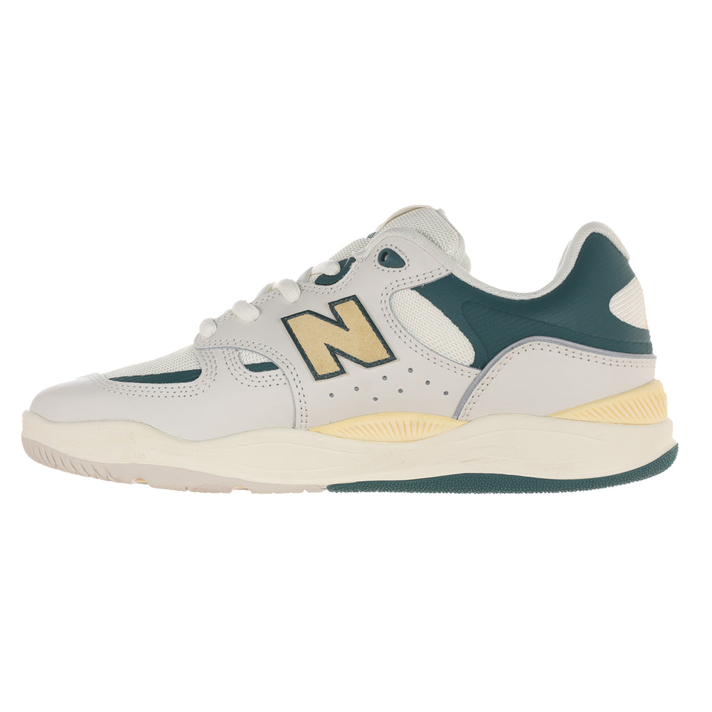 New Balance Numeric 1010 Tiago Shoes - White / New Spruce