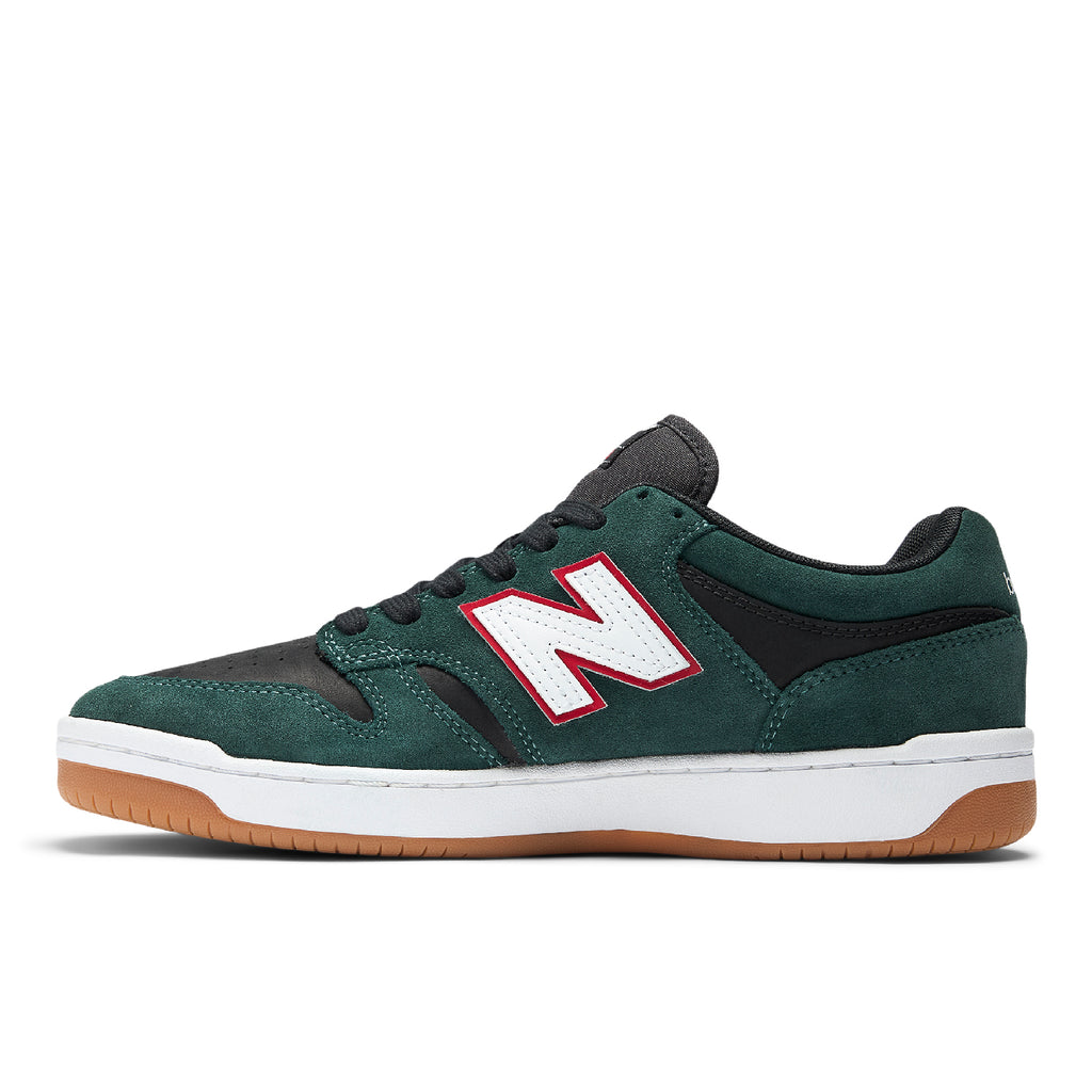 New Balance Numeric 'Jamie Foy'NM480 Shoes - Forest Green / Black - side