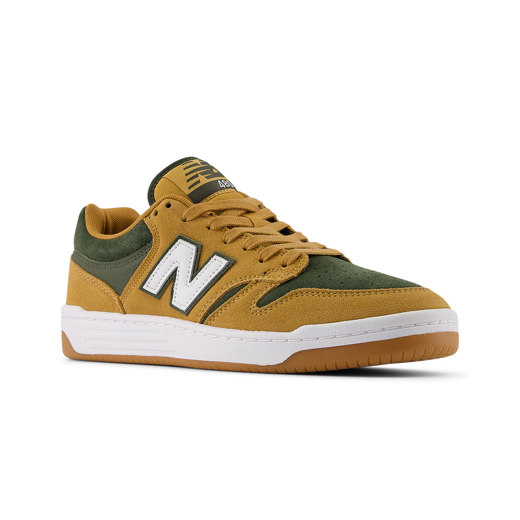 New Balance Numeric NM480 Shoes - Tan / Green