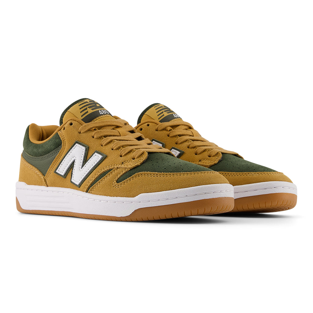 New Balance Numeric NM480 Shoes - Tan / Green