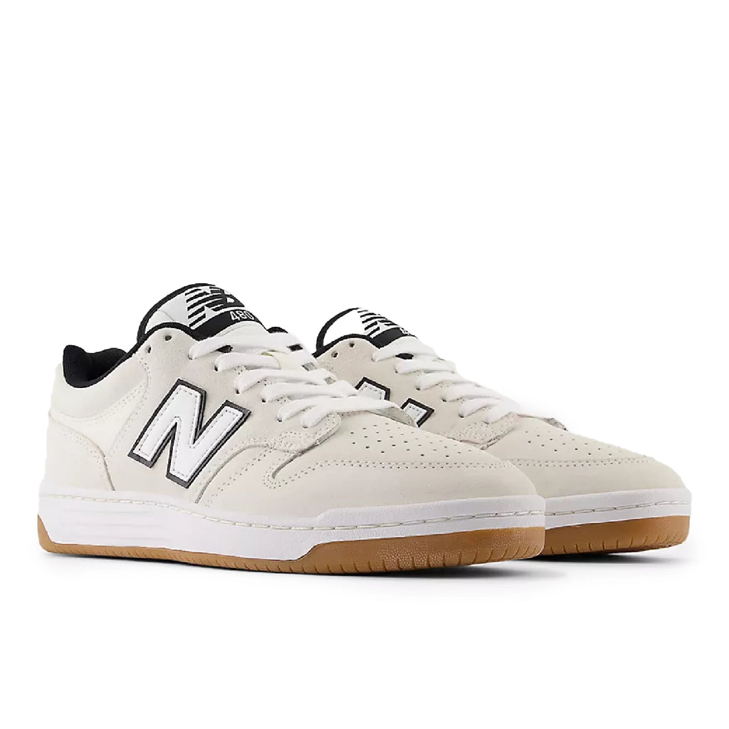 New Balance Numeric NM480 Shoes - Sea Salt / Black - pair