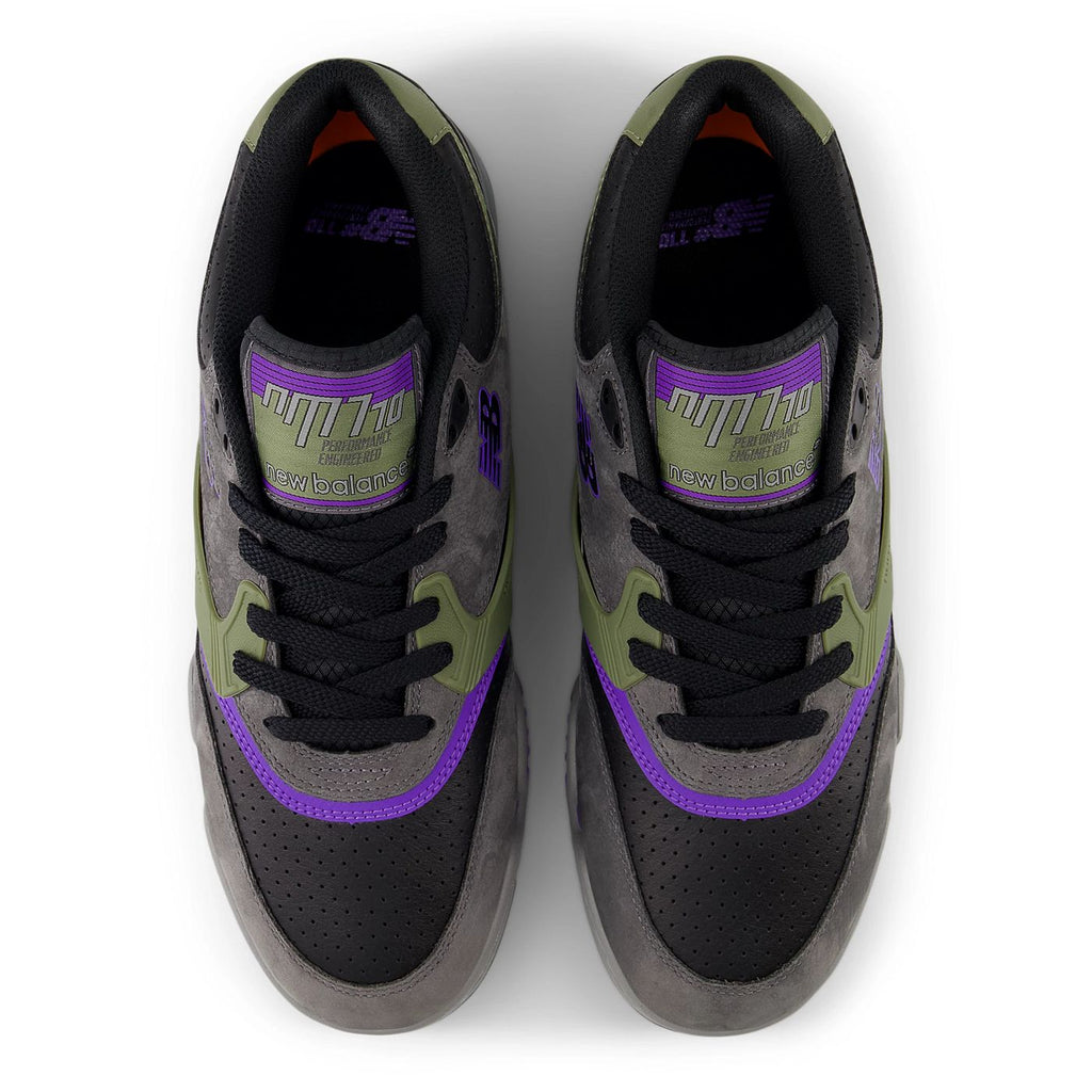 New Balance Numeric NM770 Shoes - Grey / Black / Purple - top