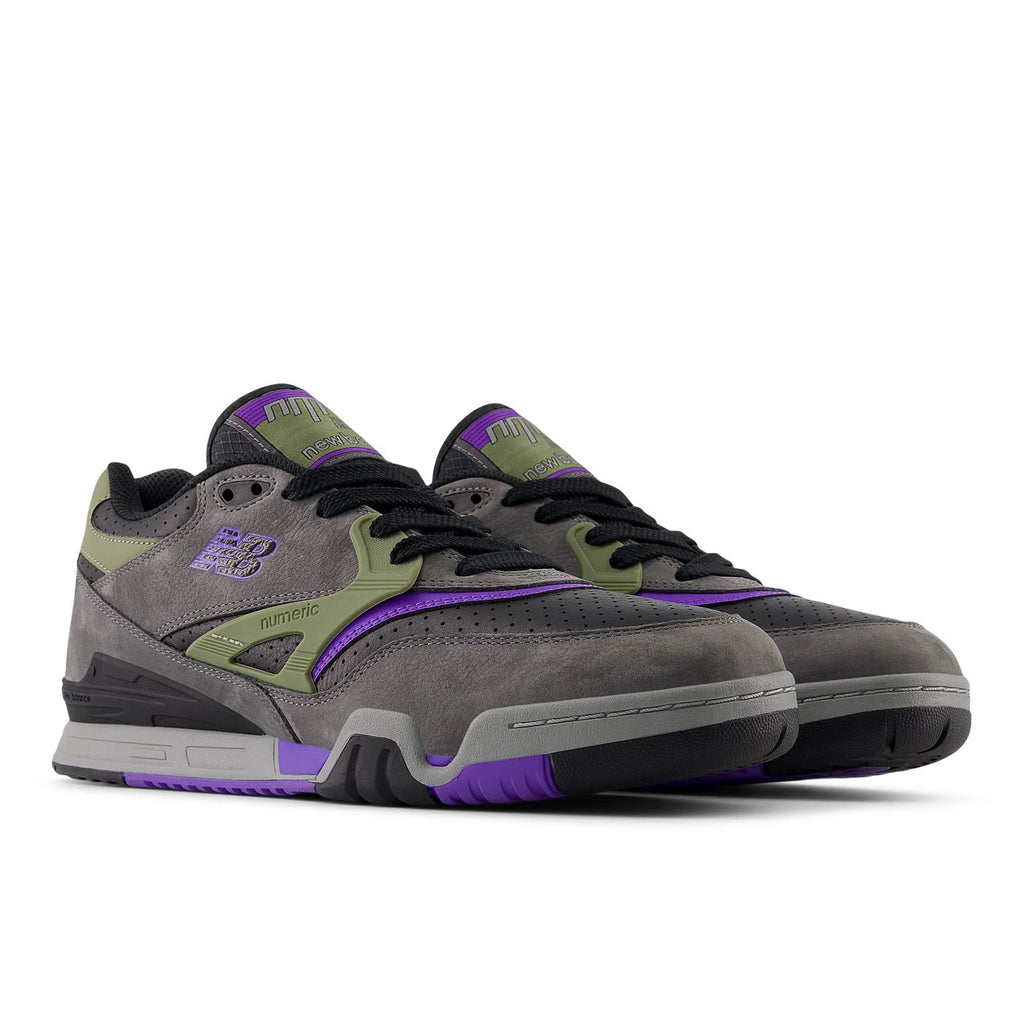 New Balance Numeric NM770 Shoes - Grey / Black / Purple - pair