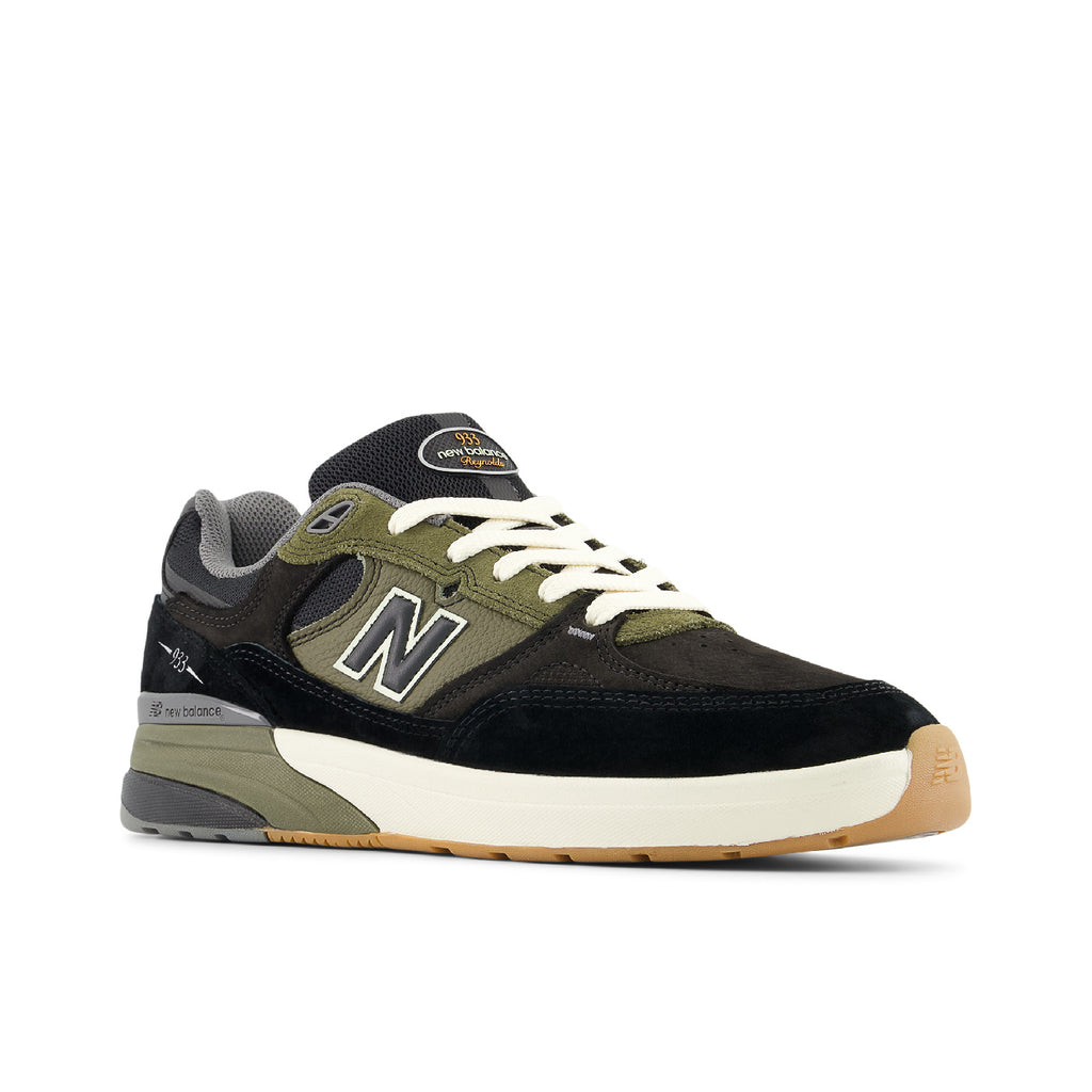 New Balance Numeric 'Andrew Reynolds' NM933 Shoes - Black / Dark Olivine - right
