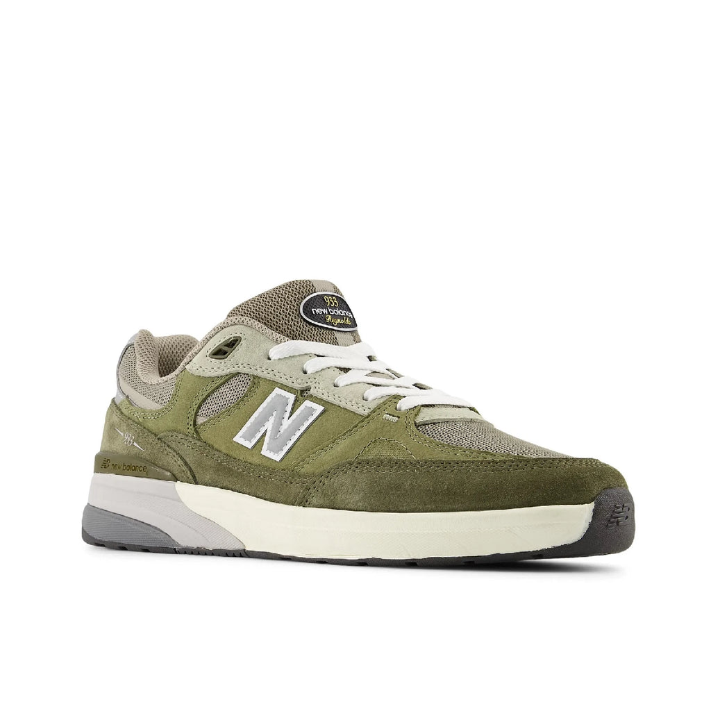 New Balance Numeric 'Andrew Reynolds' NM933 Shoes - Olivine / Dark Olivine - right