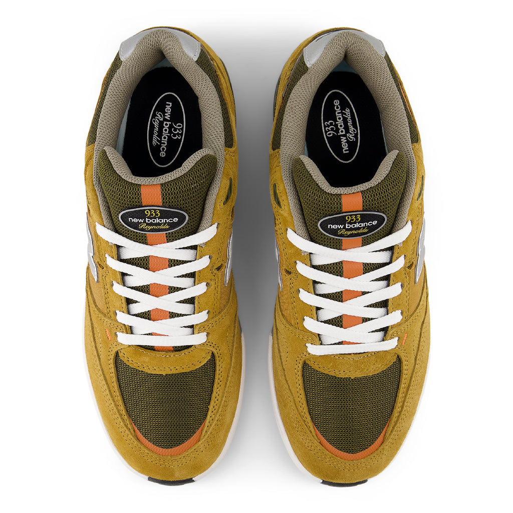 New Balance Numeric 'Andrew Reynolds' NM933 Shoes - Camel / Dark Brown - top