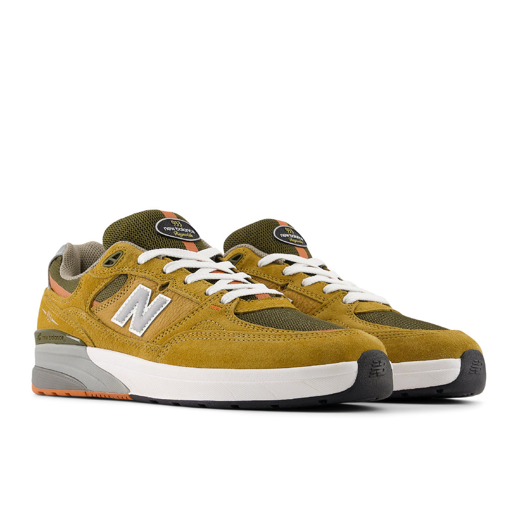 New Balance Numeric 'Andrew Reynolds' NM933 Shoes - Camel / Dark Brown - pair
