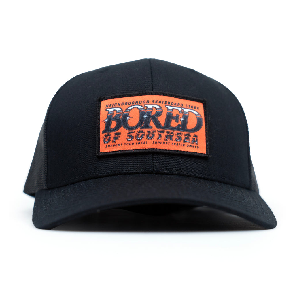 Bored of Southsea Neighbourhood  Trucker Cap - Black - front