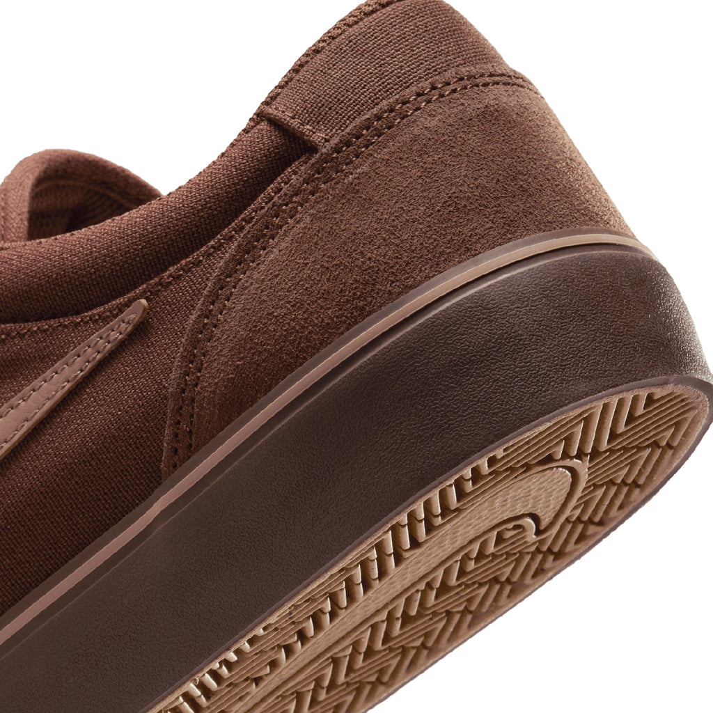 Nike SB Chron  2 Shoes - Fauna Brown / Desert Dust - Baroque Brown - heel